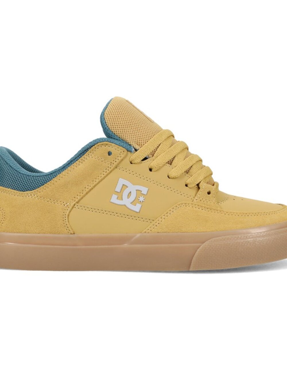 DC Shoes ONYX SKATE SHOES MEN'S Size 14 Tan/Teal Originally $80 Suede
